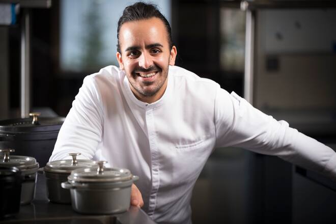 Franck Pelux,nouveau chef de "la Table au Lausanne Palace.