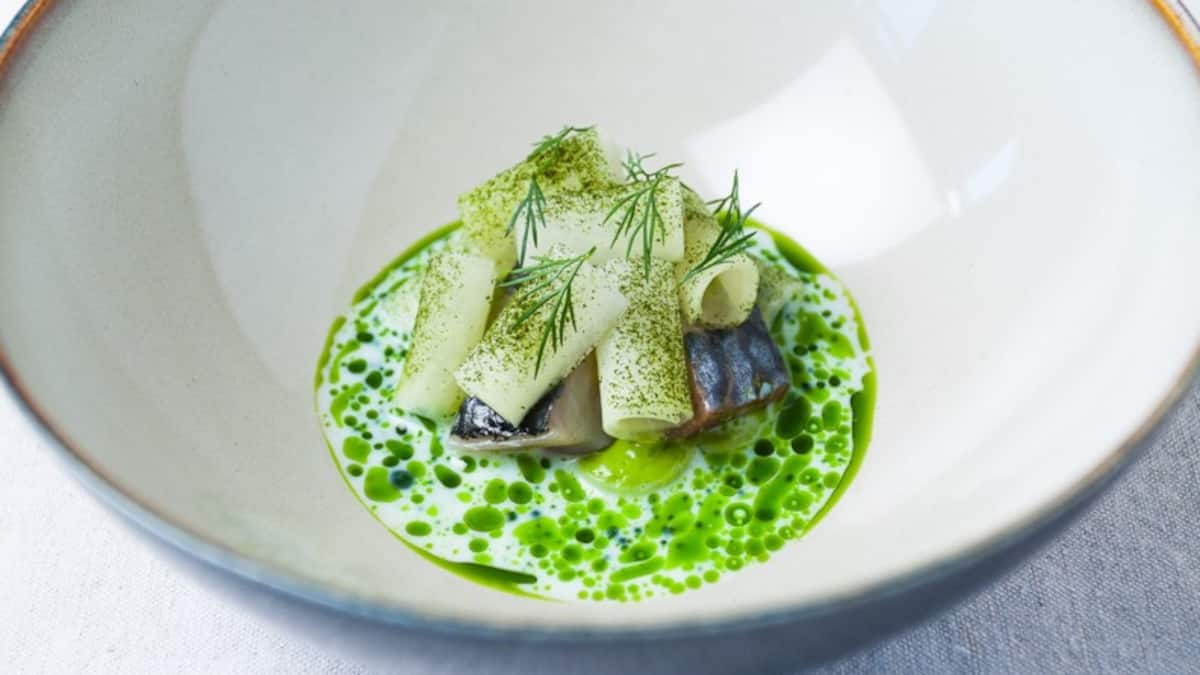 Rezept Makrele, Kohlrabi, Buttermilch, Dill, Pascal Steffen, Roots Basel