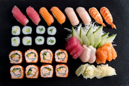 KOISO Sushi-Take-Away - Grand Resort Bad Ragaz Bad Ragaz, 19.2.2018 HO via Hotel