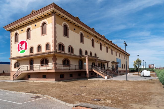 Iberico Schinkenfabrik in Azuaga, Extremadura, Aussenansicht