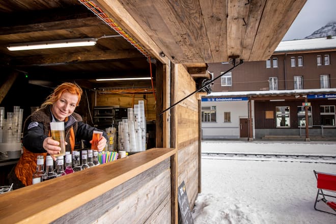 Uta Zwanzig Skihütte Kleine Scheidegg