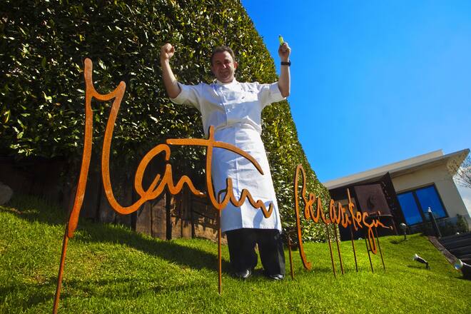 Martin Berasategui, Martin Berasategui Restaurant, Chef, Gastronomy, Europe, Spain, Basque Country, Gipuzkoa, Lasarte-Oria (KEYSTONE/LAIF/Gonzalo Azumendi)