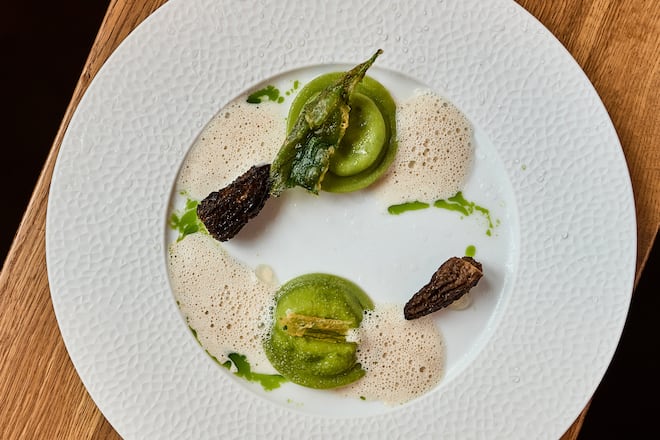 Bärlauch-Ravioli mit Morcheln von Mr. Ben.