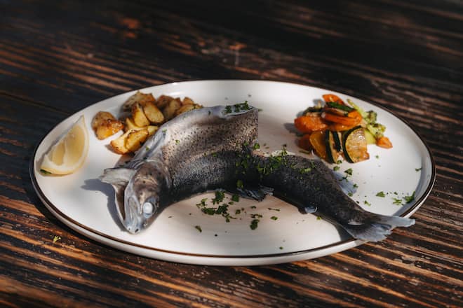 Forelle bleu - Restaurant Alm - Zermatt - Sommer 2024 - Copyright Olivia Pulver