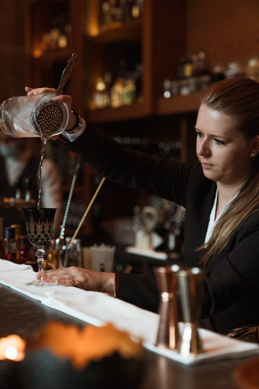 Marie Gerber, Chef de Bar - Swiss Deluxe Tour - The Chedi Andermatt - 19. Juli 2021 - Copyright Olivia Pulver