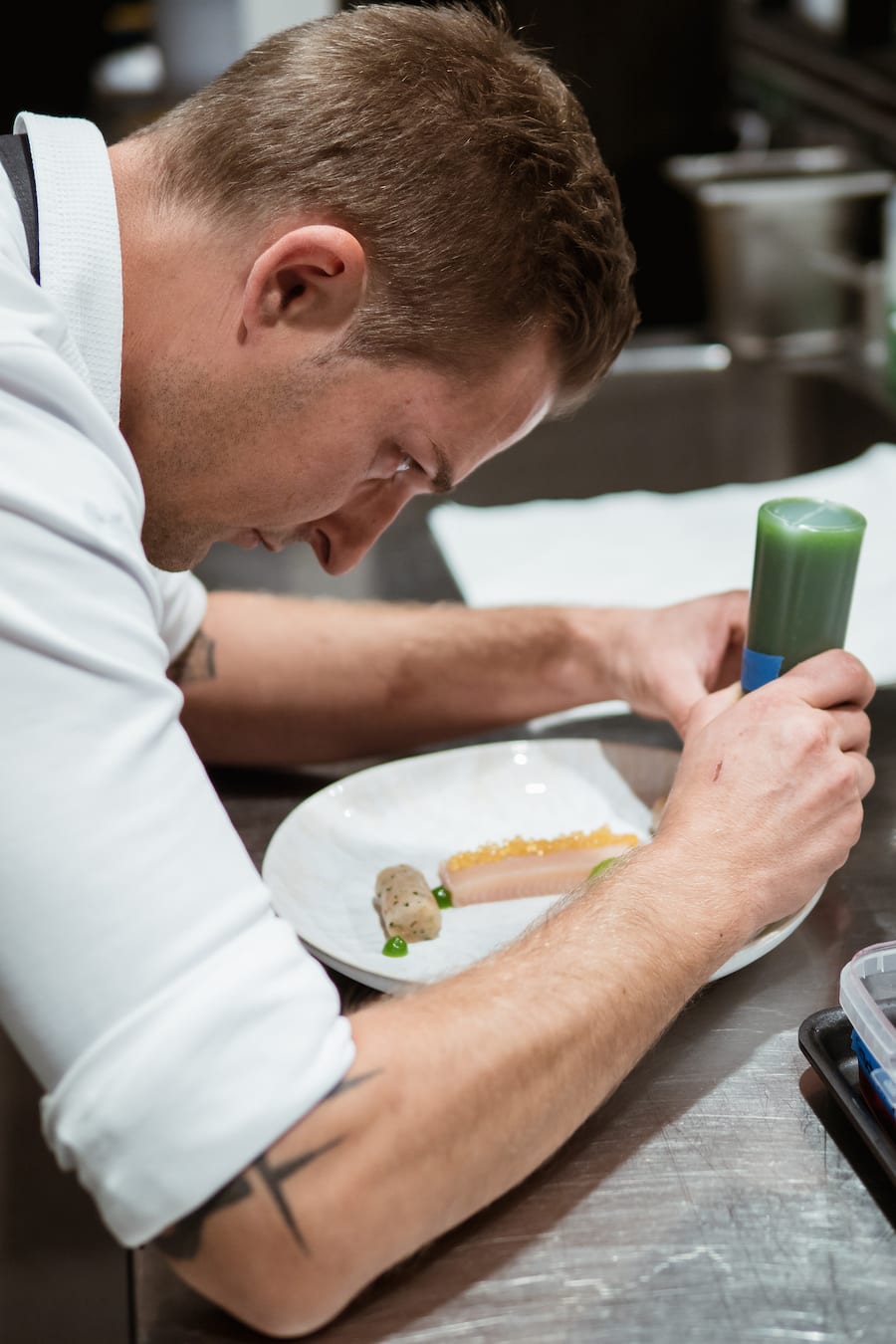 Eric Glauser kocht im Globus