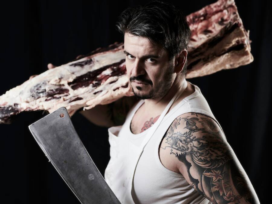 Martigny, le 21février 2018, Damien Germanier chef restaurateur 1 étoile au Michelin et 17 Gault&Millau © sedrik nemeth