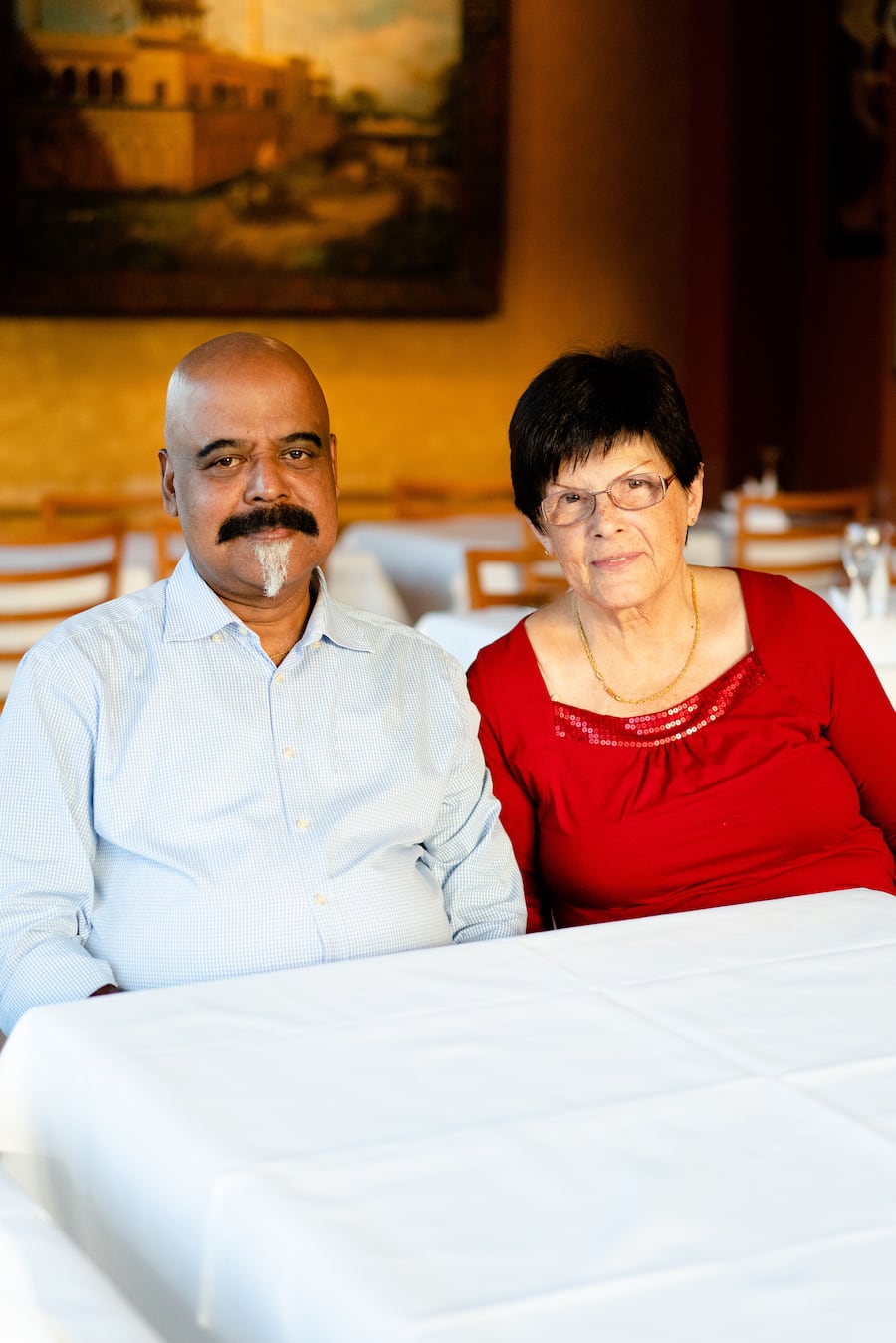 Inhaberpaar des Restaurants Kerala in Zürich: Verena und Suraju Kocheril