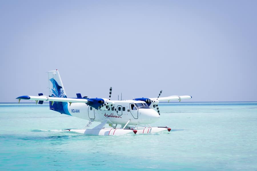Malediven Flugzeug