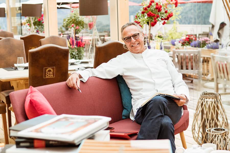 Reto Mathis, Gastrounternehmer, Restaurant CheCha St. Moritz - 6.7.2018 - Copyright Olivia Pulver