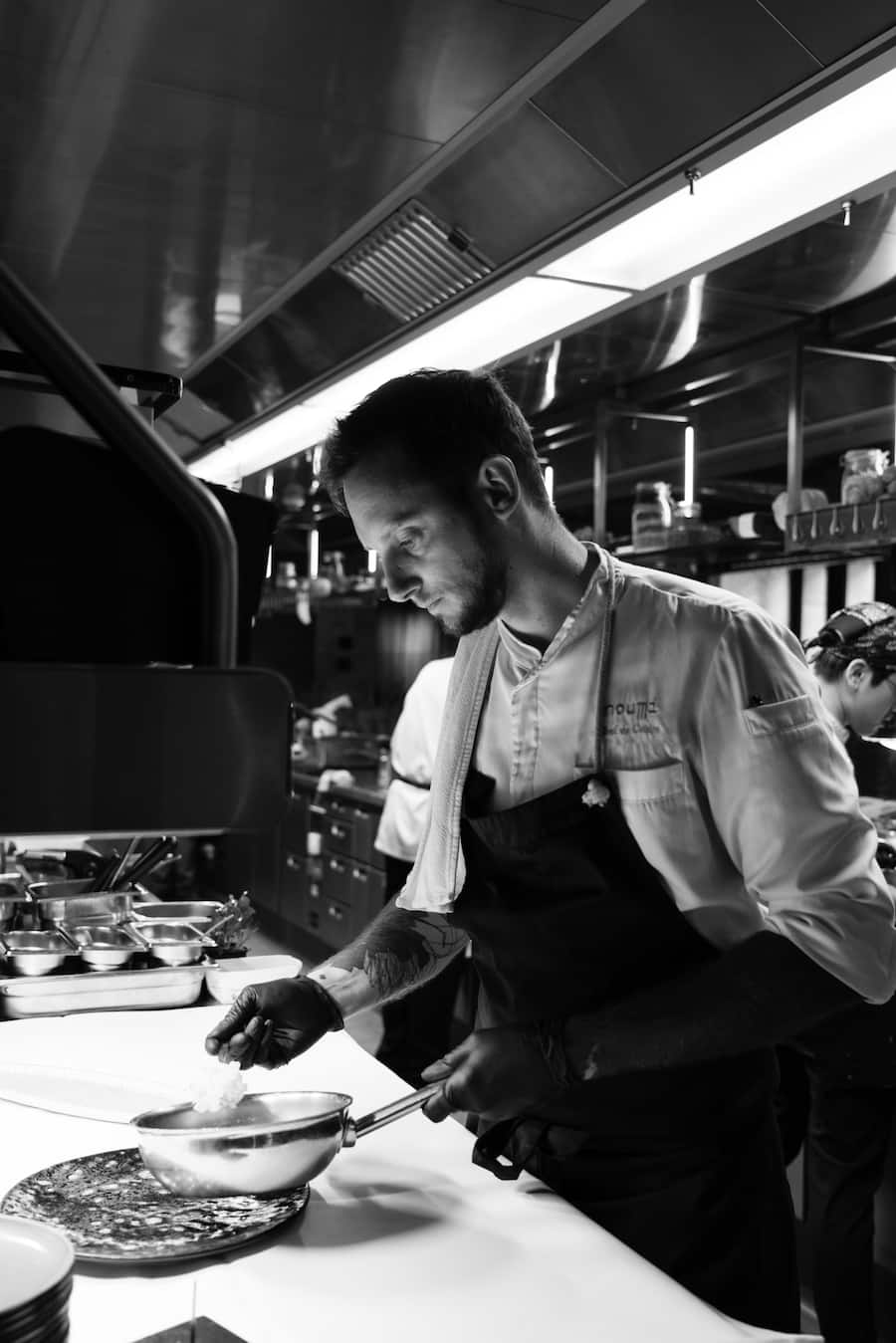 David Ebner, Küchenchef Noumi - Bellevue Palace Bern - Swiss Deluxe Tour Juli 2022 - Copyright Olivia Pulver - 04.07.2022