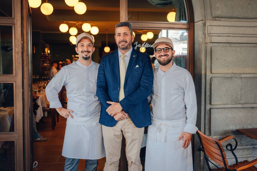 Alberto Tagarelli, Joao Jordao und Giovanni Grillo