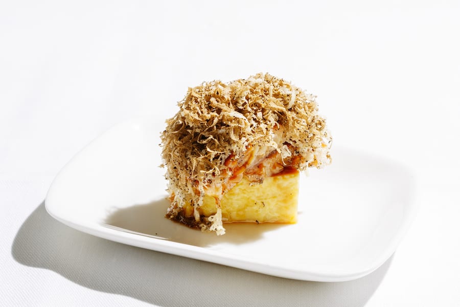 Atsushi Hiraoka – Tamago mit Unagi, GaultMillau Hotel des Jahres 2024