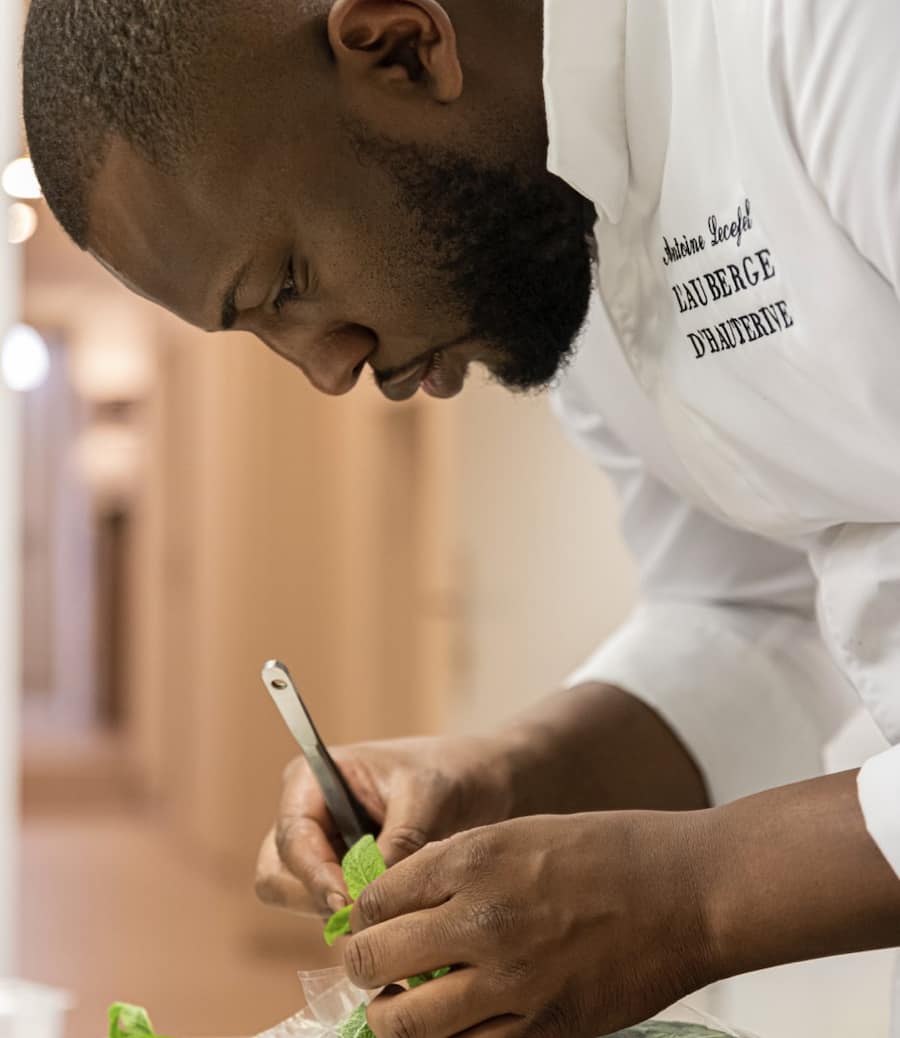 Antoine Lecefel, chef de l'Auberge d'Hauterive