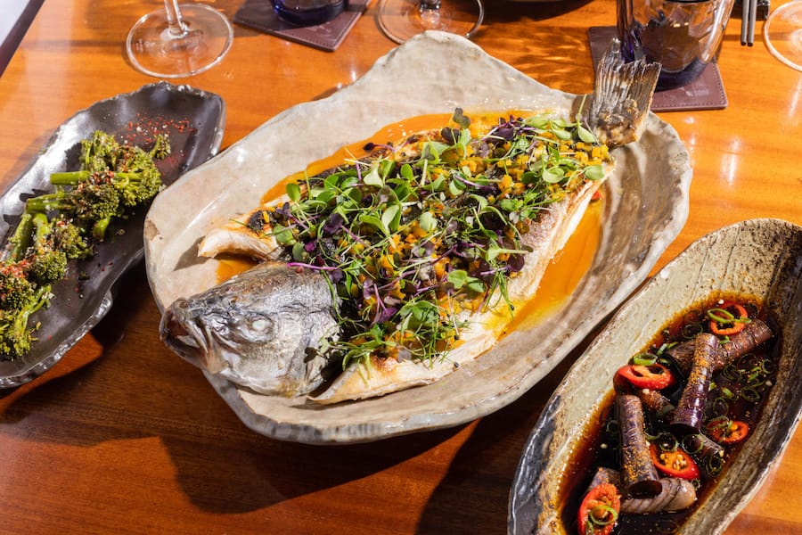 Gericht:Â Whole Sea Bass Thai StyleÂ