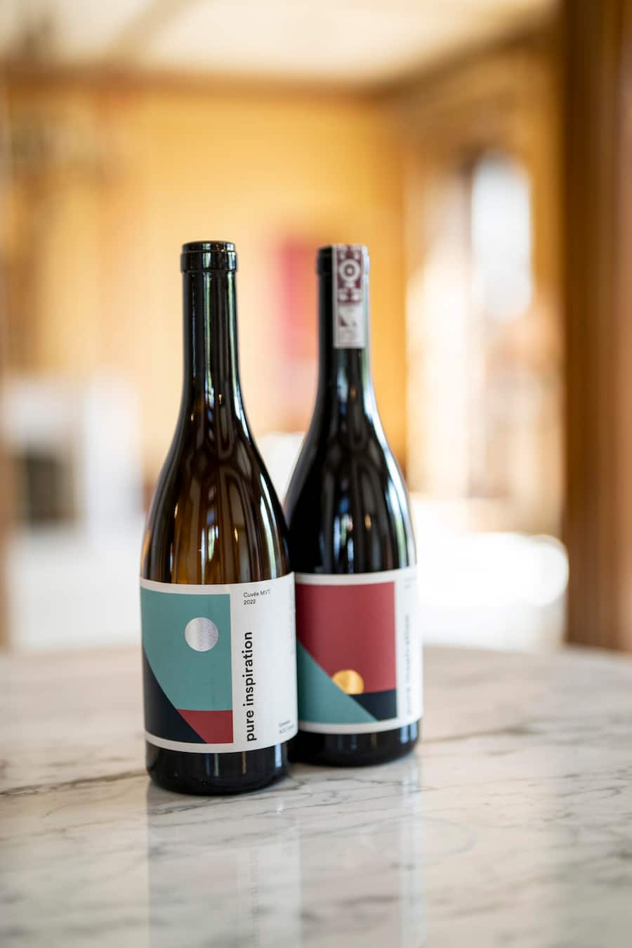 Blaise Duboux , Vigneron im Schloss Vevey an Auszeichnungsevent seiner zwei Weine Pure Inspiartion (blanc et rouge)