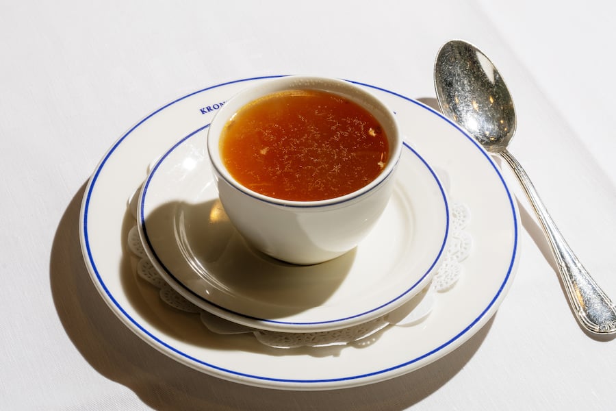 Kronenhalle Zürich Oxtail clair