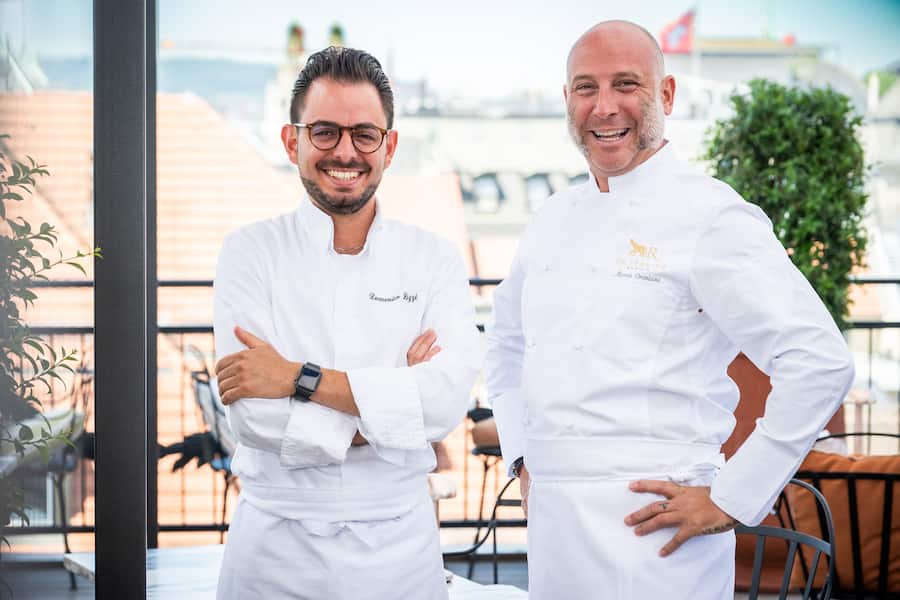 Dreamteam: Marco Ortolani (r.) und Domenico Zizzi sind die Top-Chefs im Haus.