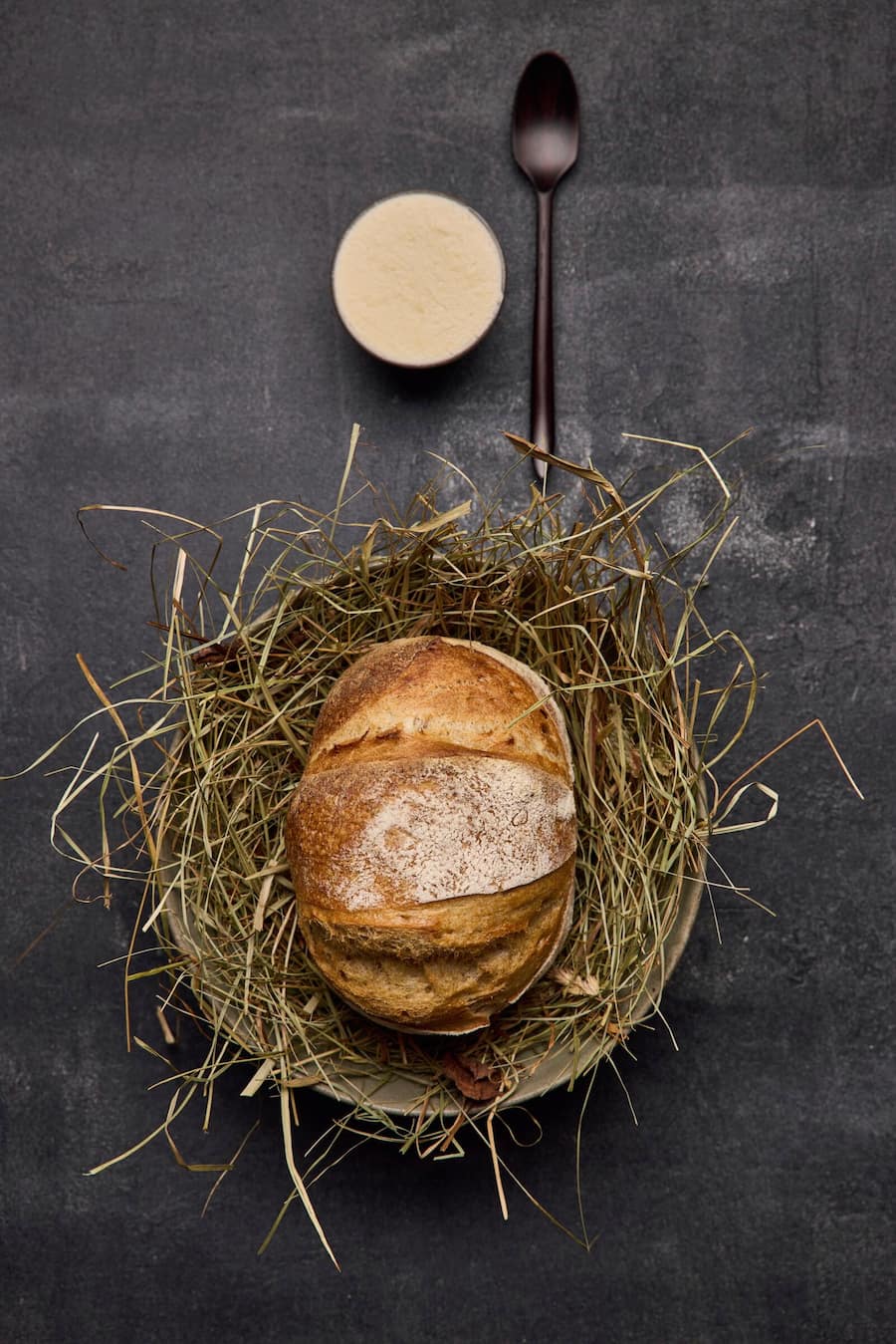 Pinte des Mossettes, Nicolas Darnauguilhem, Route des Echelettes 8, 1654 CerniatGericht: Brot auf Heu unf Butter